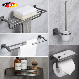 Bộ 5 phụ kiện nhà tắm Zento AL14-Gr (910) Bộ 5 phụ kiện nhà tắm Zento AL14-Gr (910)