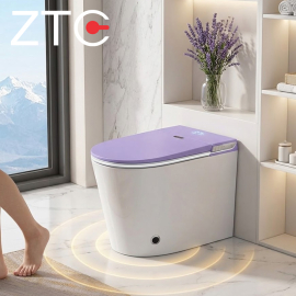 Bàn cầu thông minh Integrated Smart Toilet ZTC-BC5021 (Light purple) Bàn cầu thông minh Integrated Smart Toilet ZTC-BC5021 (Light purple)