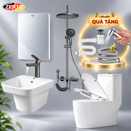 Combo 5 thiết bị vệ sinh Zento BS07