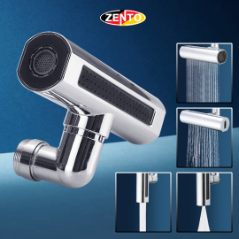 Đầu nối vòi rửa chén bát đa năng 4 chế độ nước CT06