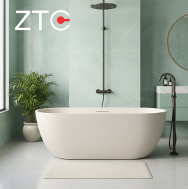 Bồn tắm nằm Venus Freestanding Stone Bath ZTC-D002 (Cheese)