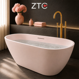Bồn tắm nằm Egg-shaped Stone Bath ZTC-D003 (Pink) Bồn tắm nằm Egg-shaped Stone Bath ZTC-D003 (Pink)
