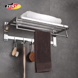 Giá để đồ kết hợp treo khăn inox304 Zento HA4645