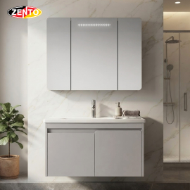 Bộ tủ lavabo gương đèn Led LV1178-Light grey(M82)