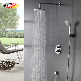 Bộ sen tắm nóng lạnh âm tường Zento ZT8666-1