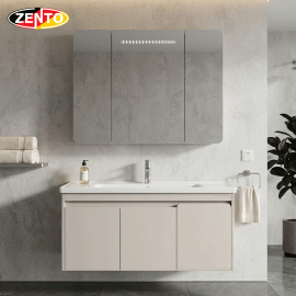 Bộ tủ lavabo gương đèn Led LV1178-Brown (M81)