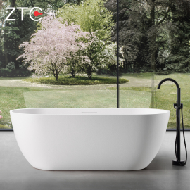 Bồn tắm nằm Venus Freestanding Stone Bath ZTC-D002 (White)