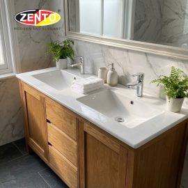 Chậu lavabo bán âm bàn đôi Zento E120 