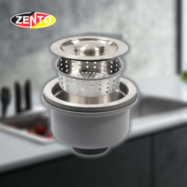 Bầu xi phông kép chậu rửa chén bát XP140-1 (140mm)