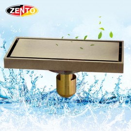 Thoát sàn chống mùi và côn trùng Z-line ZT595-Brushed AB (100x200mm)