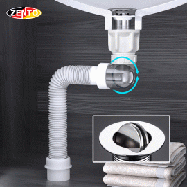 Bộ xi phông & ống xả mềm lavabo ZXP052