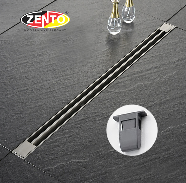 Thoát sàn chống mùi Linear Shower Drain ZT624-80 (30x800mm)