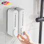 Hộp đựng dầu gội sữa tắm Liquid soap dispenser ZT407-2 (2x350ml) Hộp đựng dầu gội sữa tắm Liquid soap dispenser ZT407-2 (2x350ml)