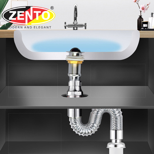 Bộ xi phông và ống xả mềm lavabo ZXP018-New