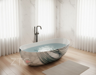 Bồn tắm đá Art Design Solid Surface cao cấp ZTC-S103